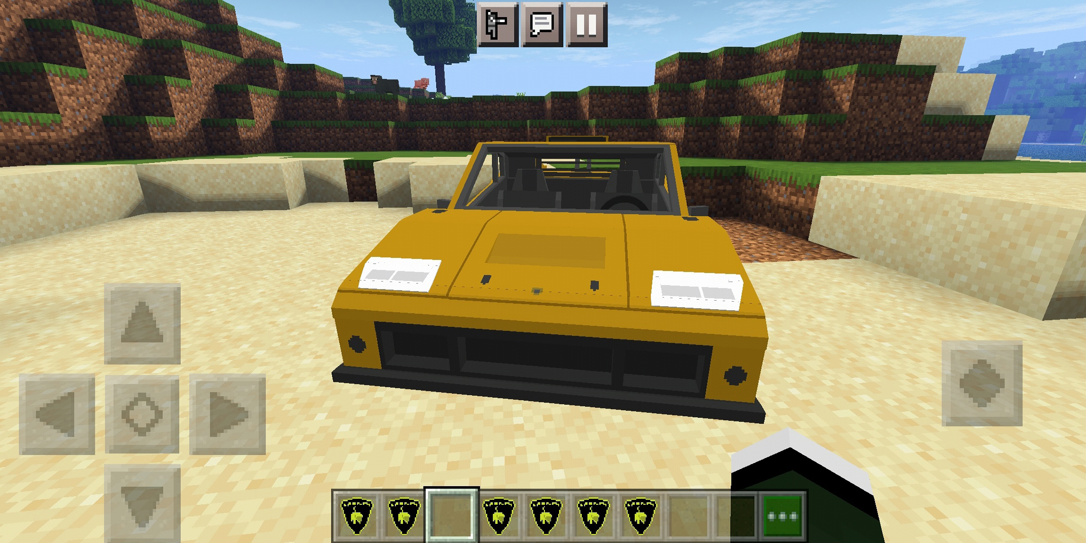 اسکرین شات 5 برنامه Car mods for Minecraft PE