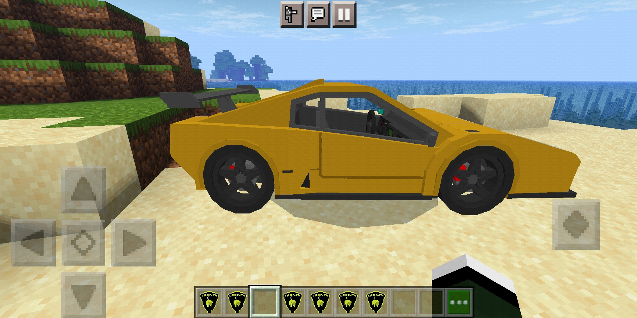 اسکرین شات 4 برنامه Car mods for Minecraft PE