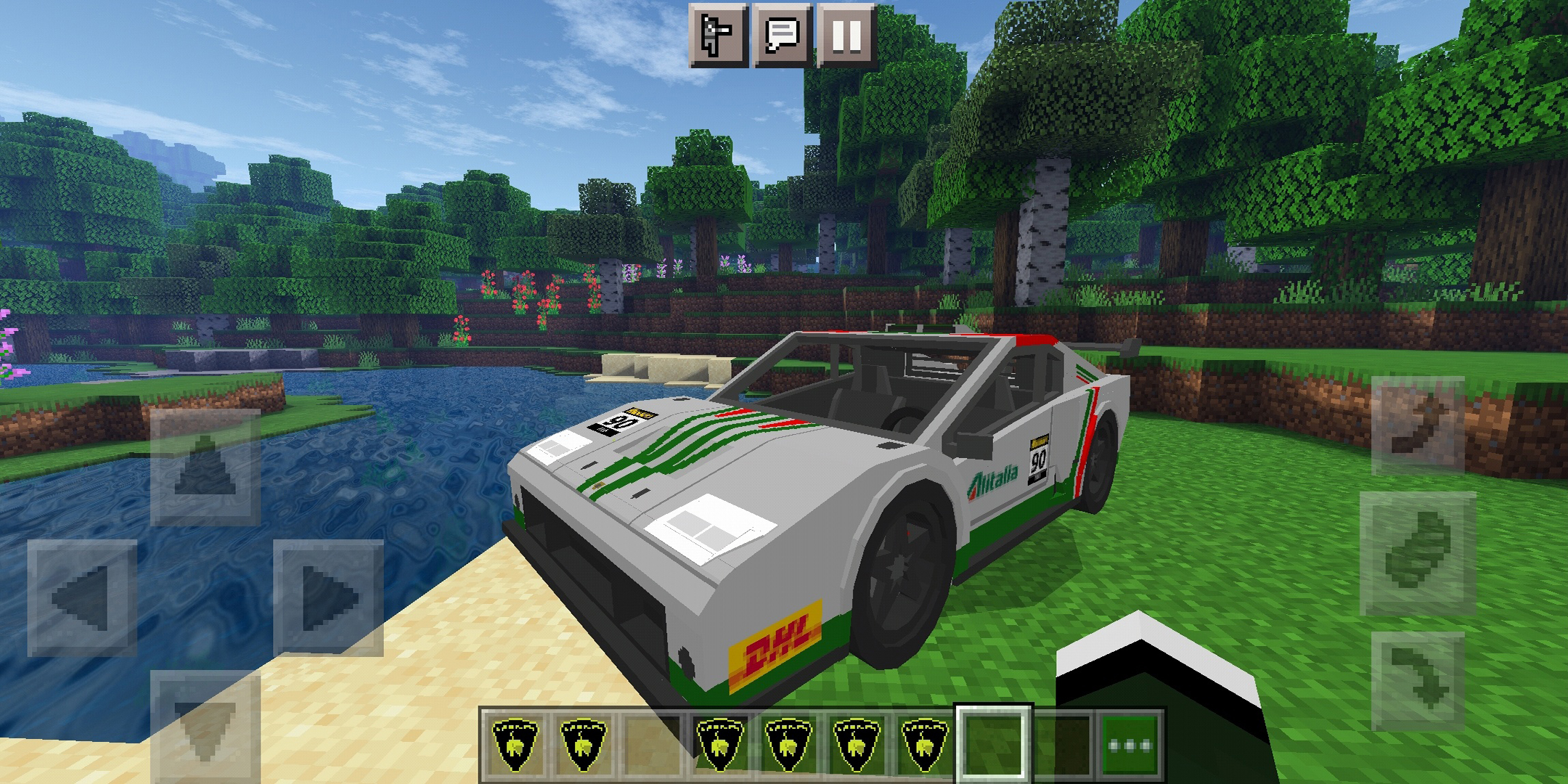 اسکرین شات 6 برنامه Car mods for Minecraft PE