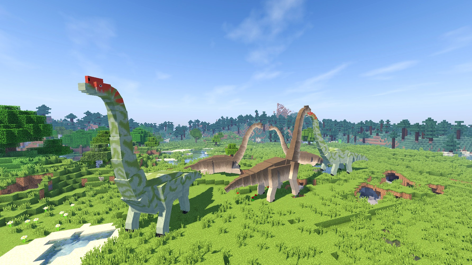 اسکرین شات 2 برنامه Dinosaur mods for Minecraft PE