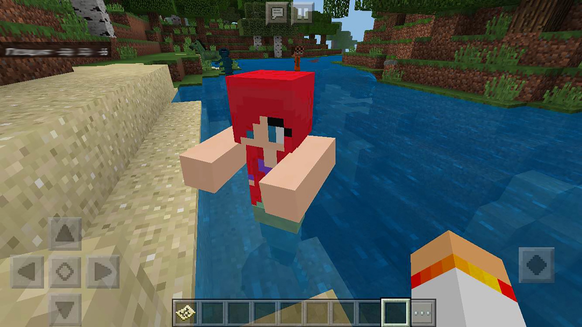 اسکرین شات 1 برنامه Mermaid mod for Minecraft