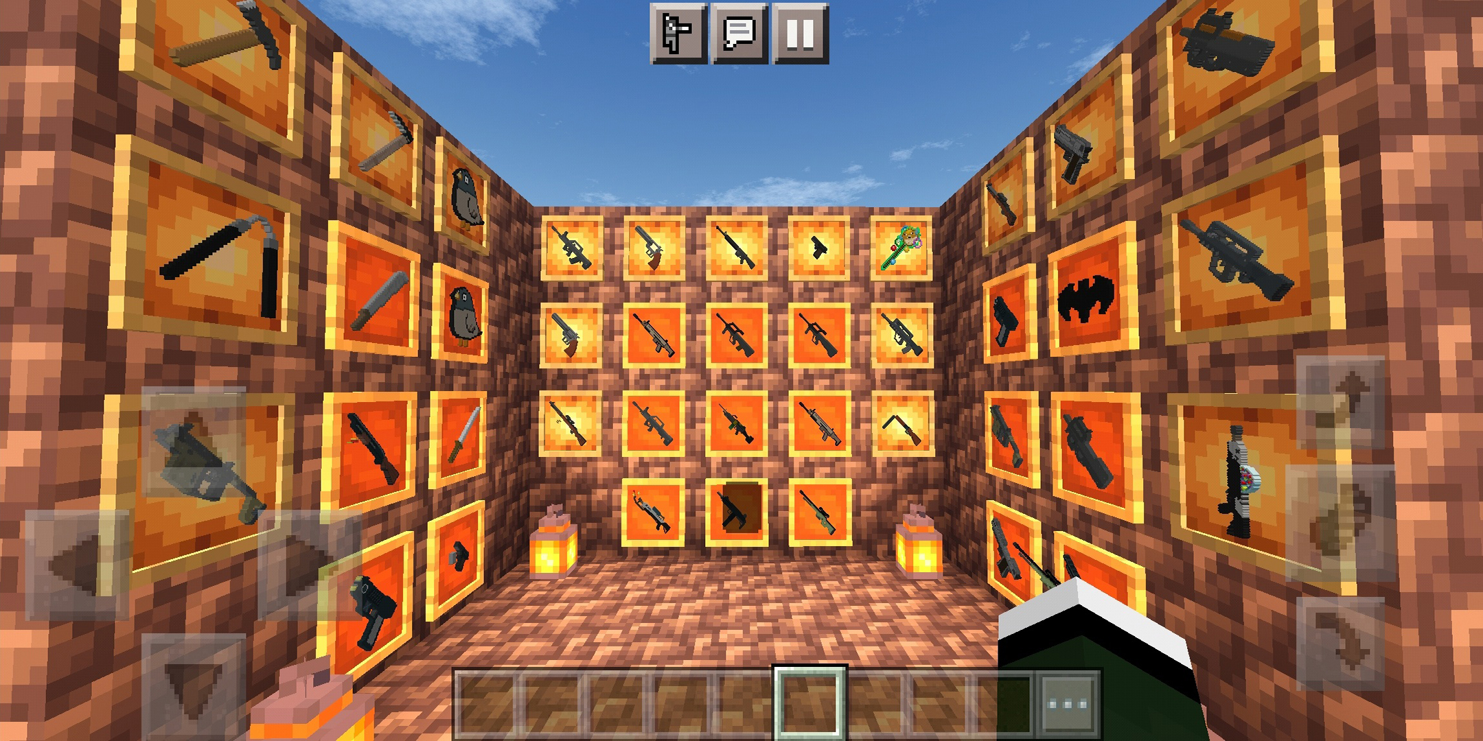 اسکرین شات 4 برنامه Guns and weapons mod