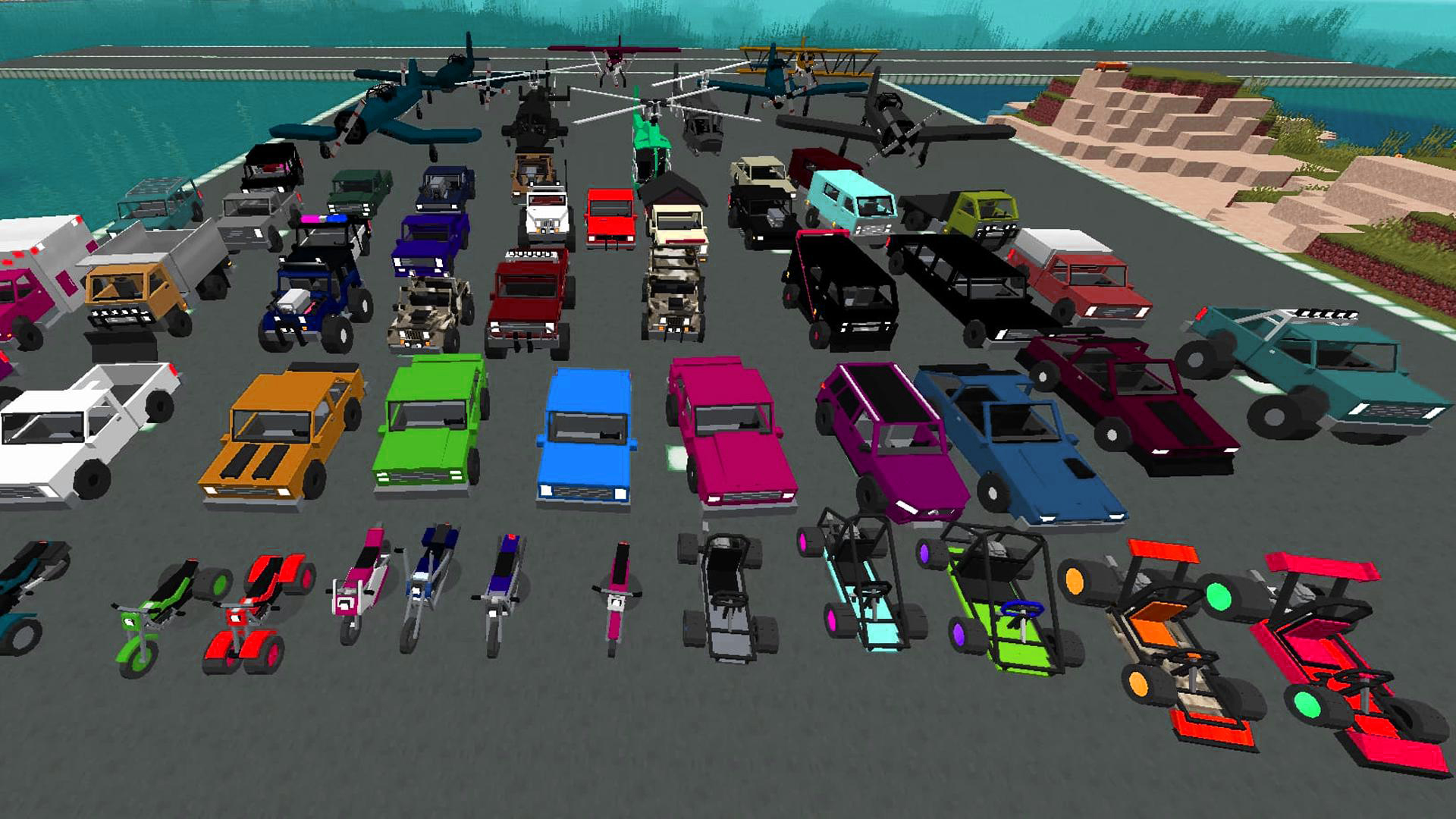 اسکرین شات 4 برنامه Cars and vehicles for MCPE