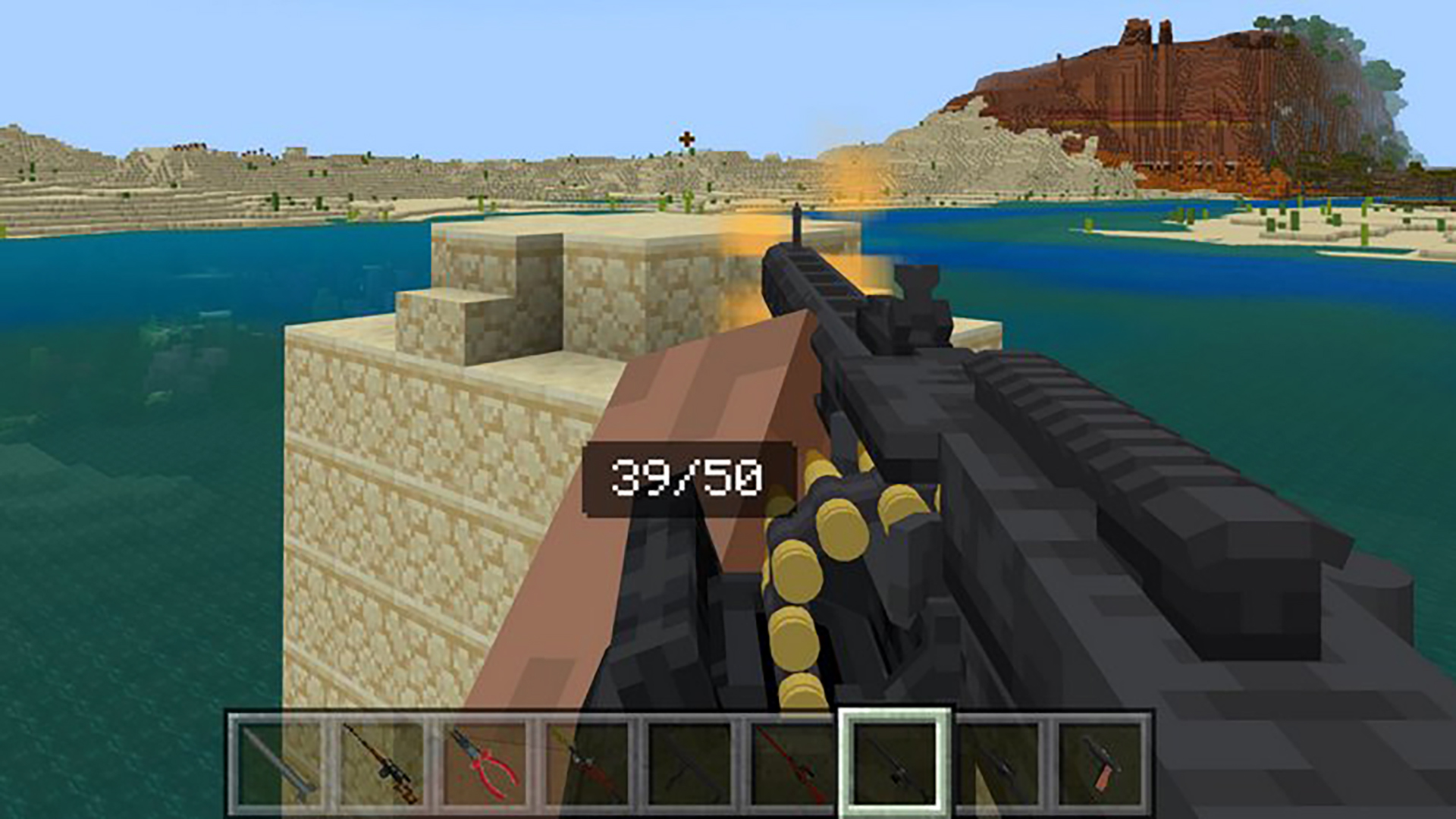 اسکرین شات 4 برنامه Gun mods for Minecraft
