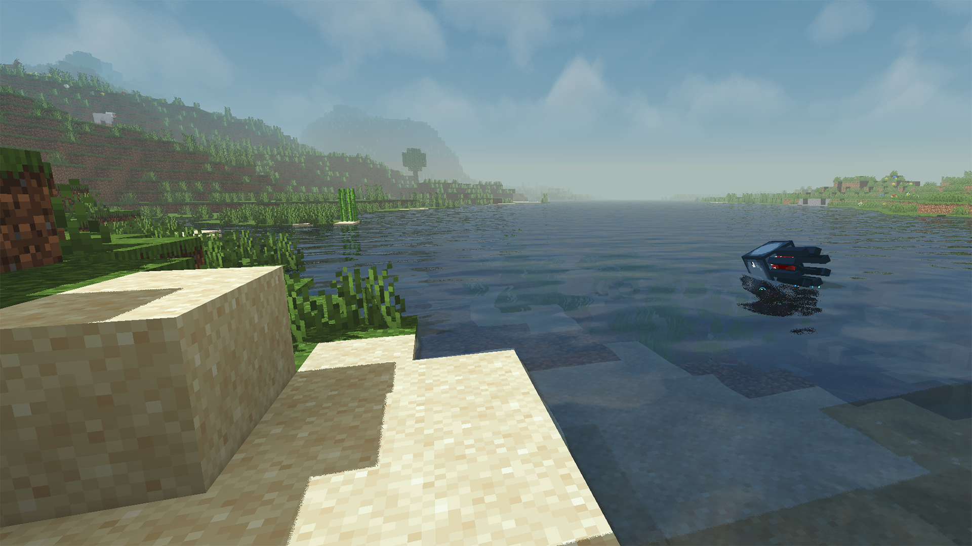 اسکرین شات 4 برنامه Realistic shaders for MCPE