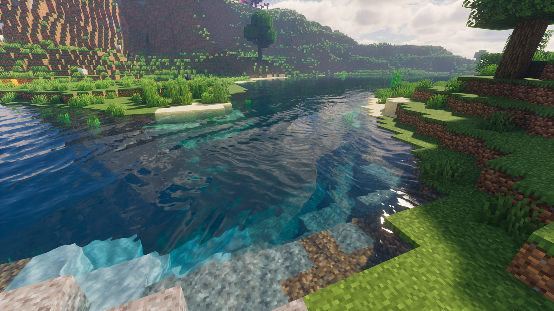 اسکرین شات 5 برنامه Realistic shaders for MCPE
