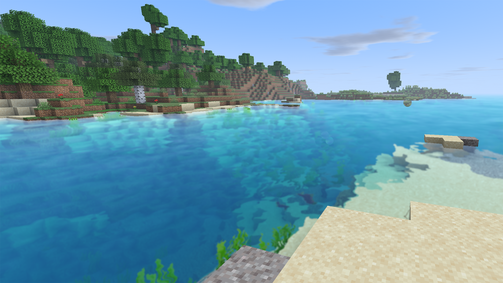 اسکرین شات 3 برنامه Realistic shaders for MCPE