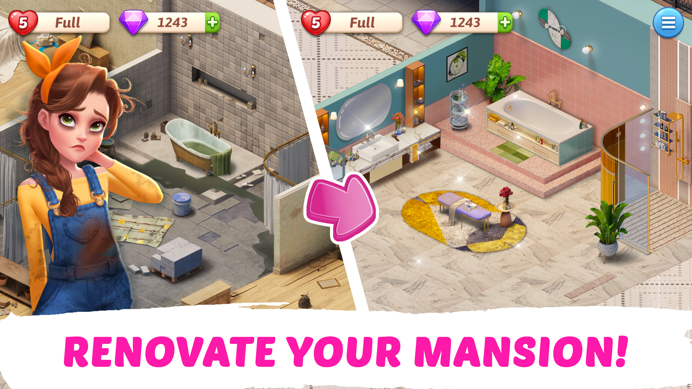 اسکرین شات بازی My Story - Mansion Makeover 2