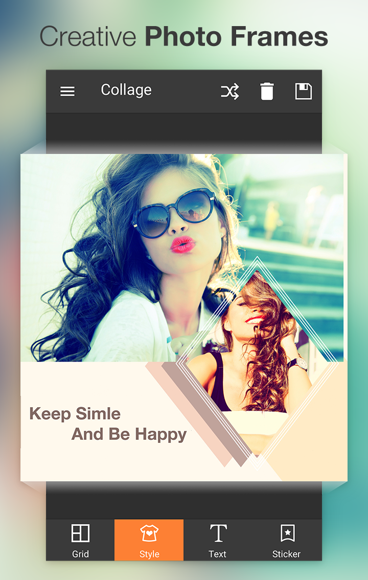 اسکرین شات 7 برنامه Photo Collage Editor