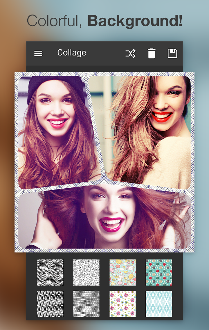 اسکرین شات 3 برنامه Photo Collage Editor
