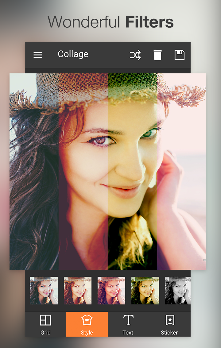 اسکرین شات 6 برنامه Photo Collage Editor