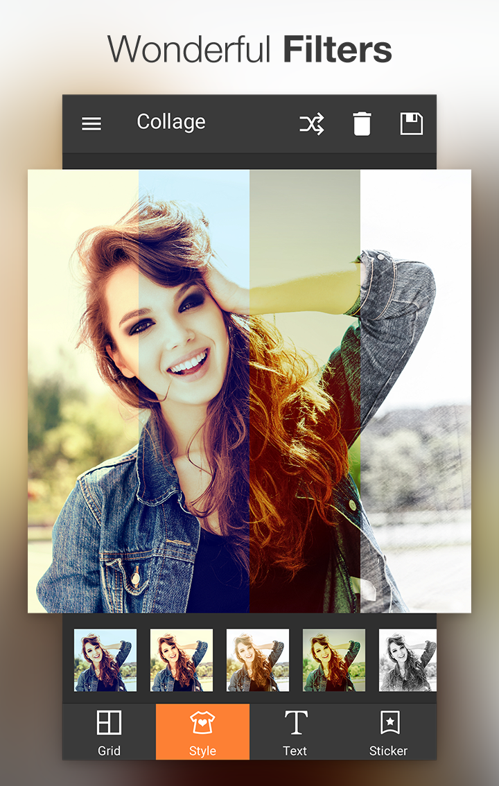 اسکرین شات 5 برنامه Photo Collage Editor