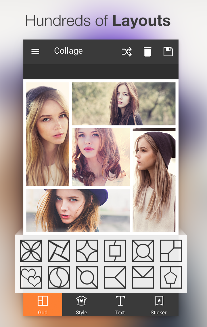 اسکرین شات 1 برنامه Photo Collage Editor