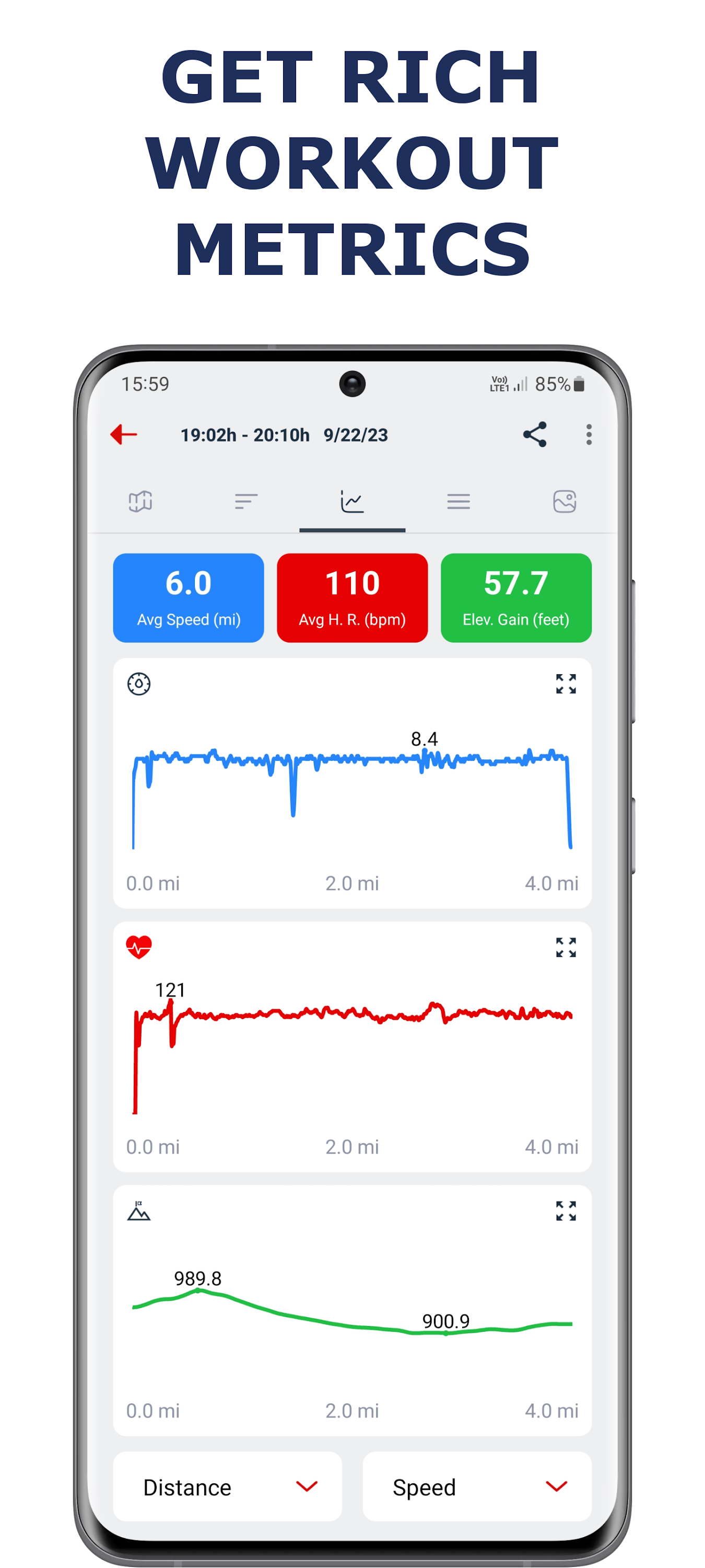اسکرین شات 4 برنامه Running & Jogging, Run tracker