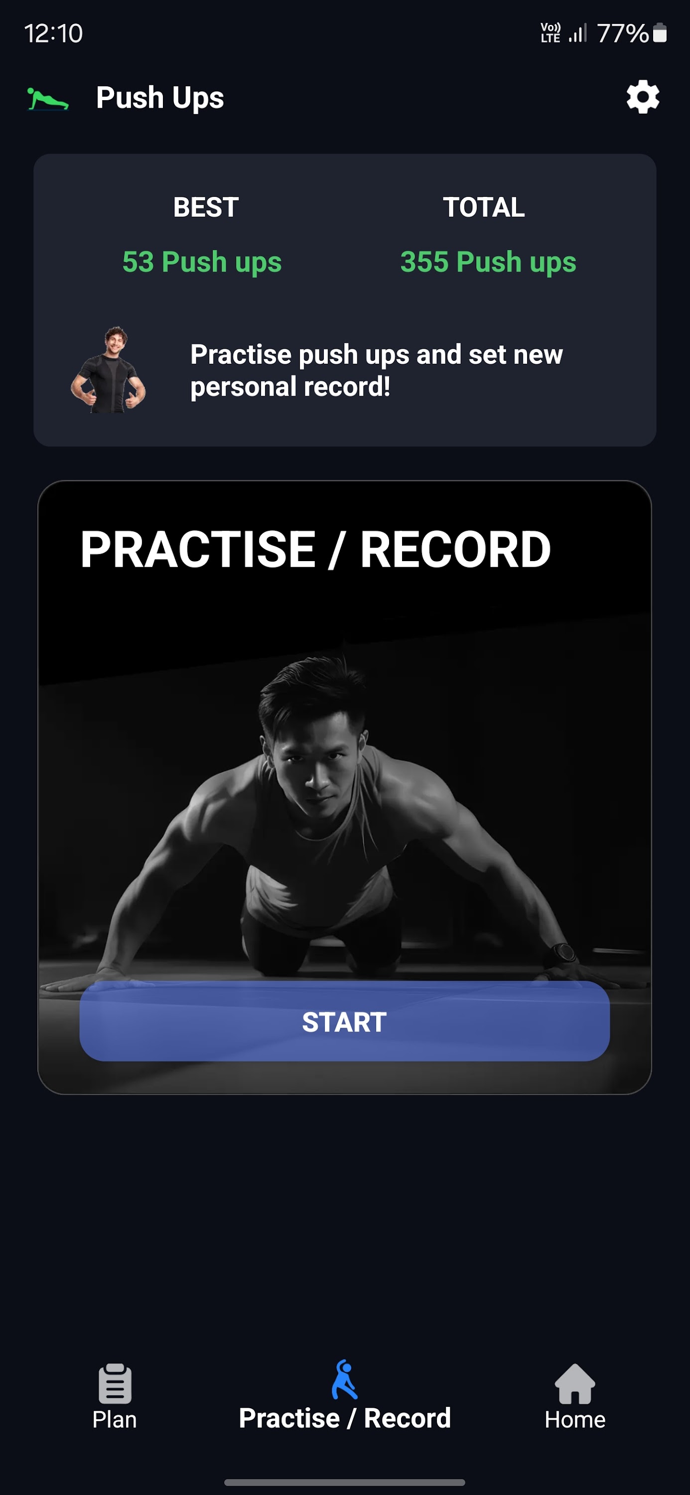 اسکرین شات 4 برنامه Zeopoxa Push Ups Workout