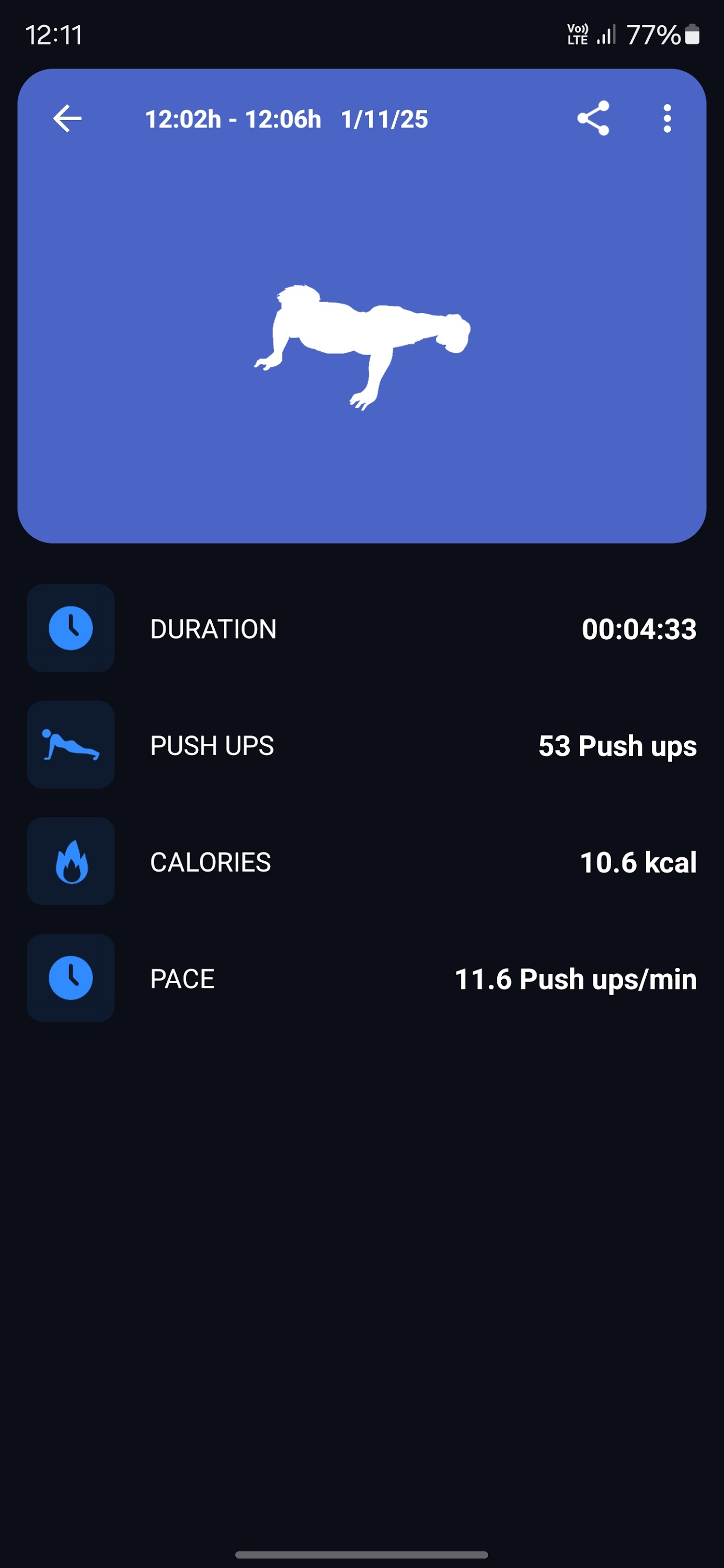 اسکرین شات 6 برنامه Zeopoxa Push Ups Workout