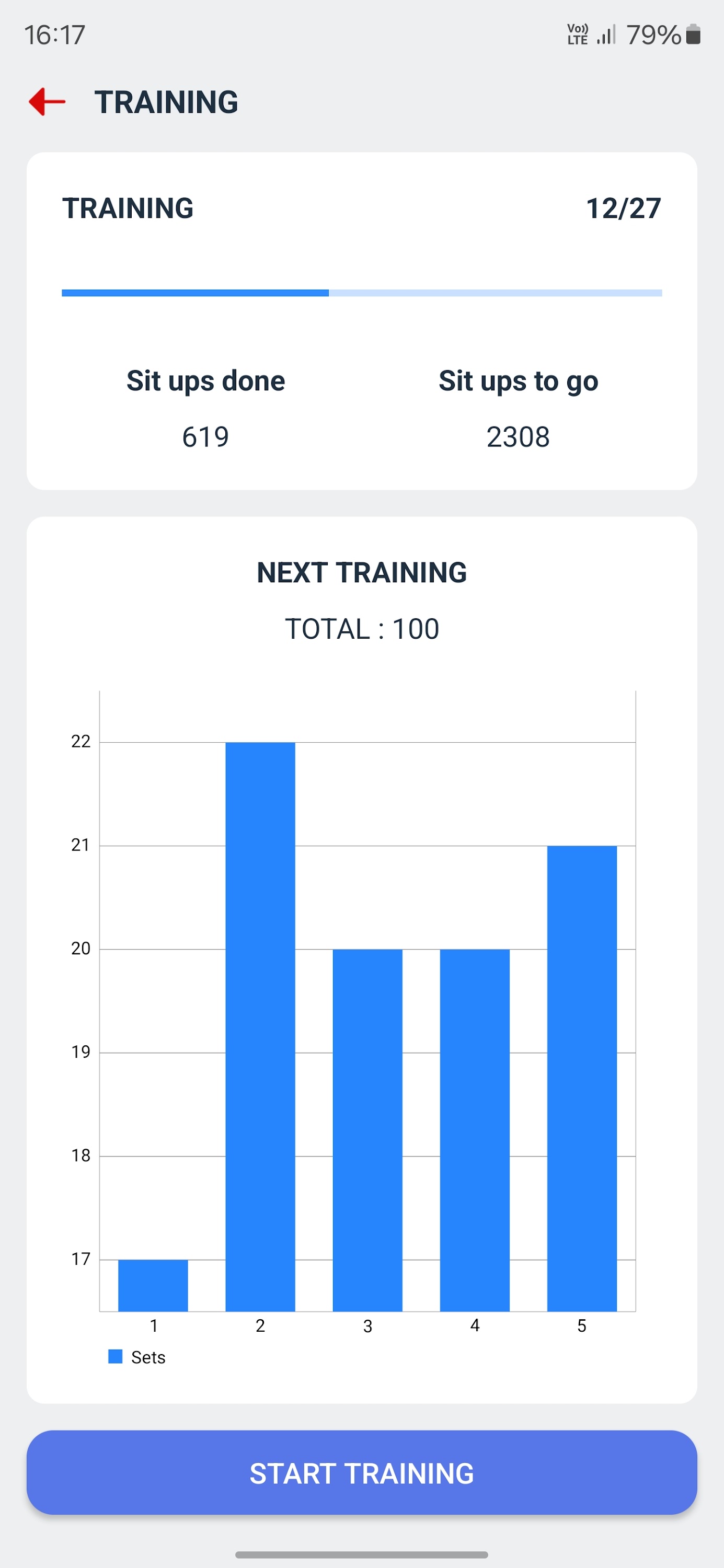 اسکرین شات 2 برنامه Zeopoxa Sit Ups - Abs Workout