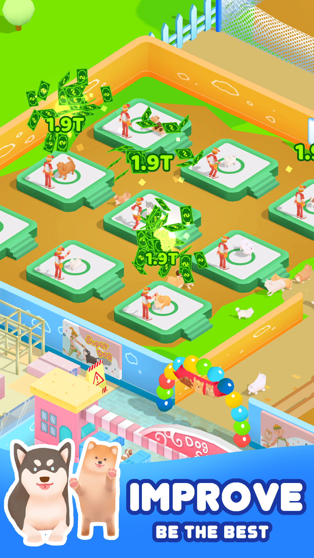 اسکرین شات 4 بازی Idle Dog Training School