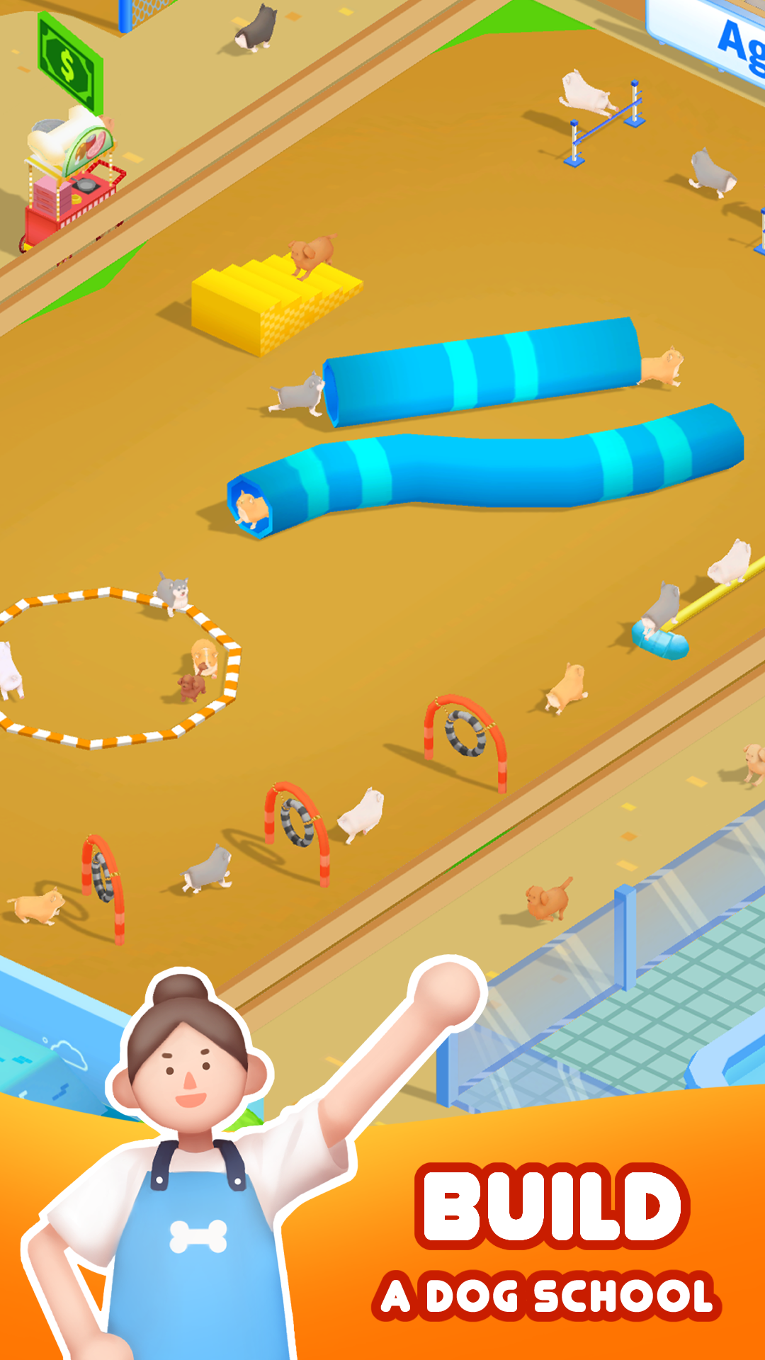 اسکرین شات 1 بازی Idle Dog Training School
