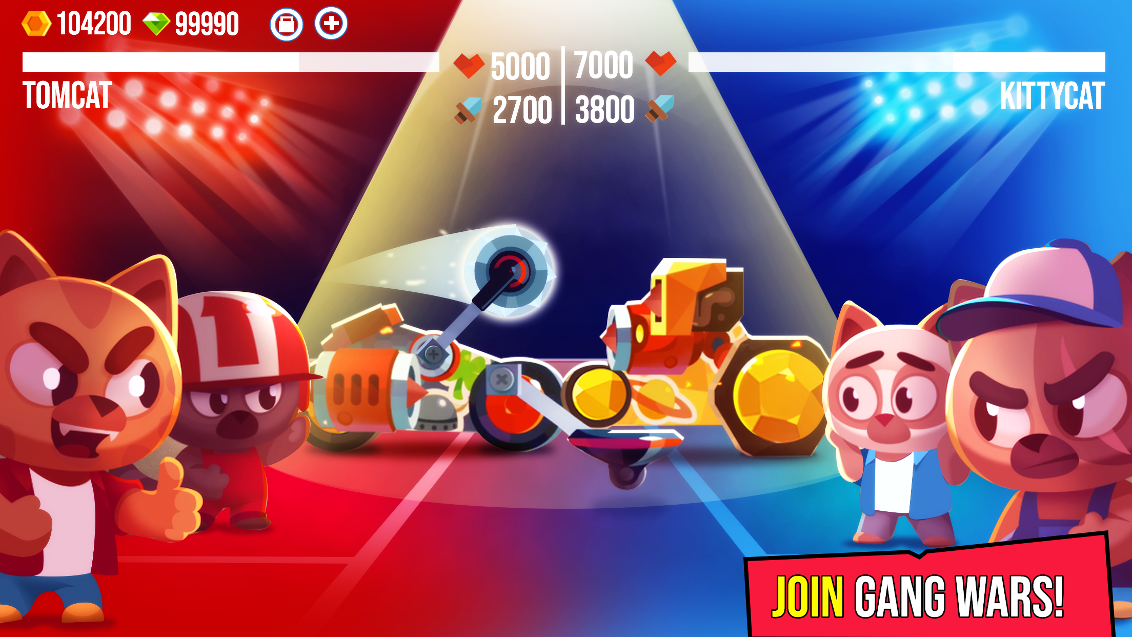 اسکرین شات 4 بازی CATS: Crash Arena Turbo Stars