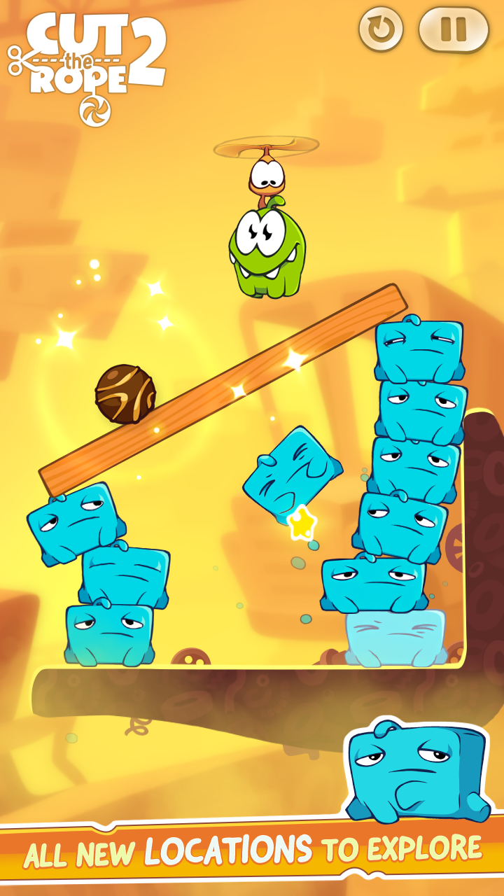 اسکرین شات 5 بازی Cut the Rope 2