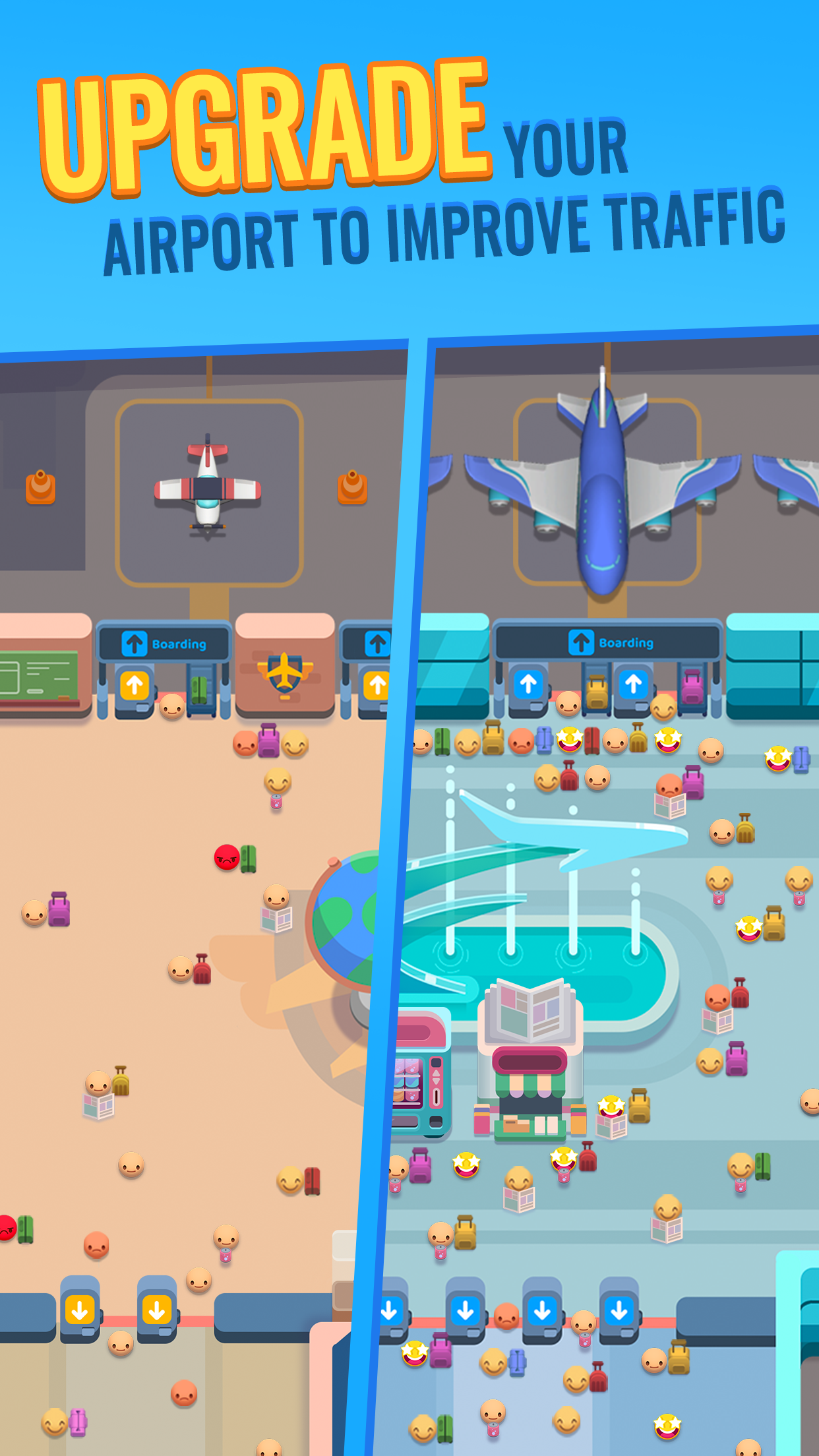 اسکرین شات 1 بازی Overcrowded: Tycoon Idle Plane