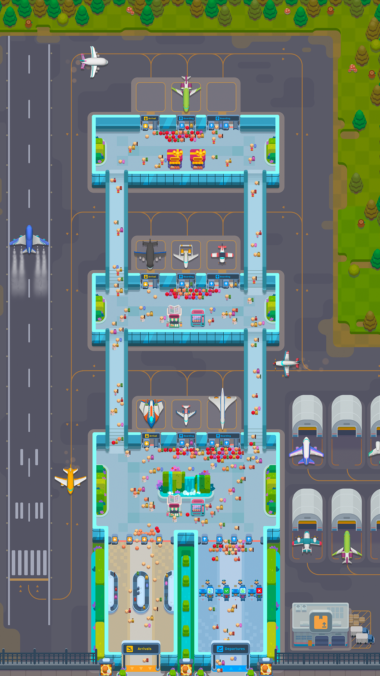 اسکرین شات 6 بازی Overcrowded: Tycoon Idle Plane