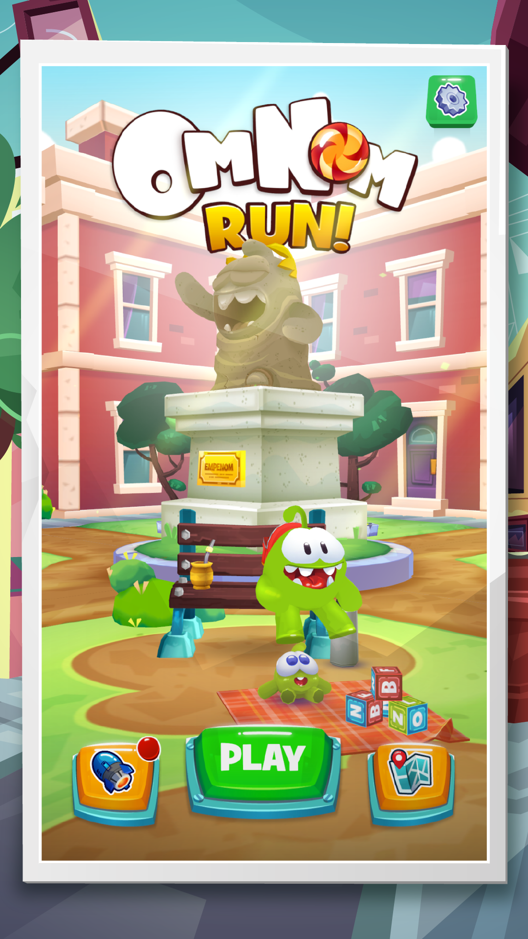 اسکرین شات 1 بازی Om Nom Run 3: Speedrun