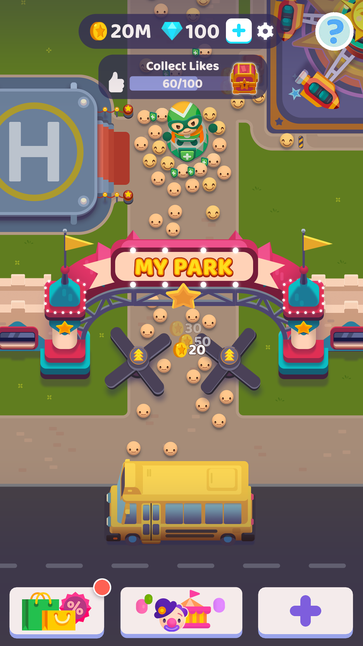 اسکرین شات 1 بازی Overcrowded: Tycoon