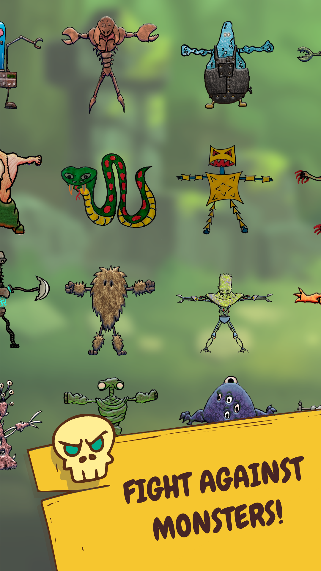 اسکرین شات 3 بازی Draw Your Monster - Idle RPG