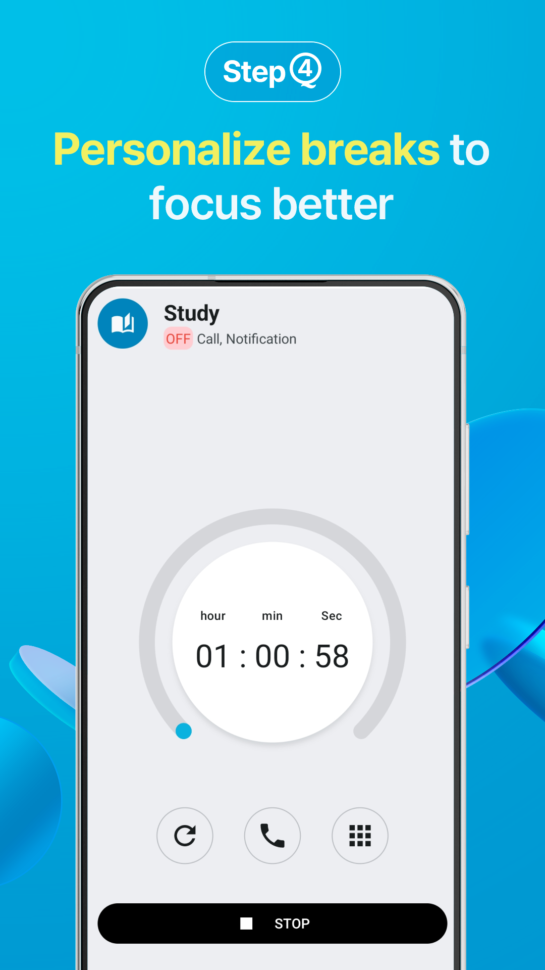 اسکرین شات 5 برنامه QualityTime : Phone Addiction