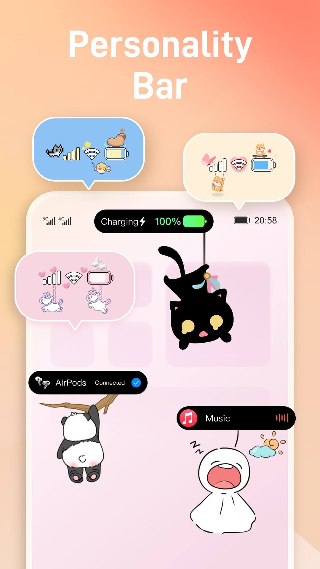 اسکرین شات 5 برنامه iScreen - Widgets & Themes