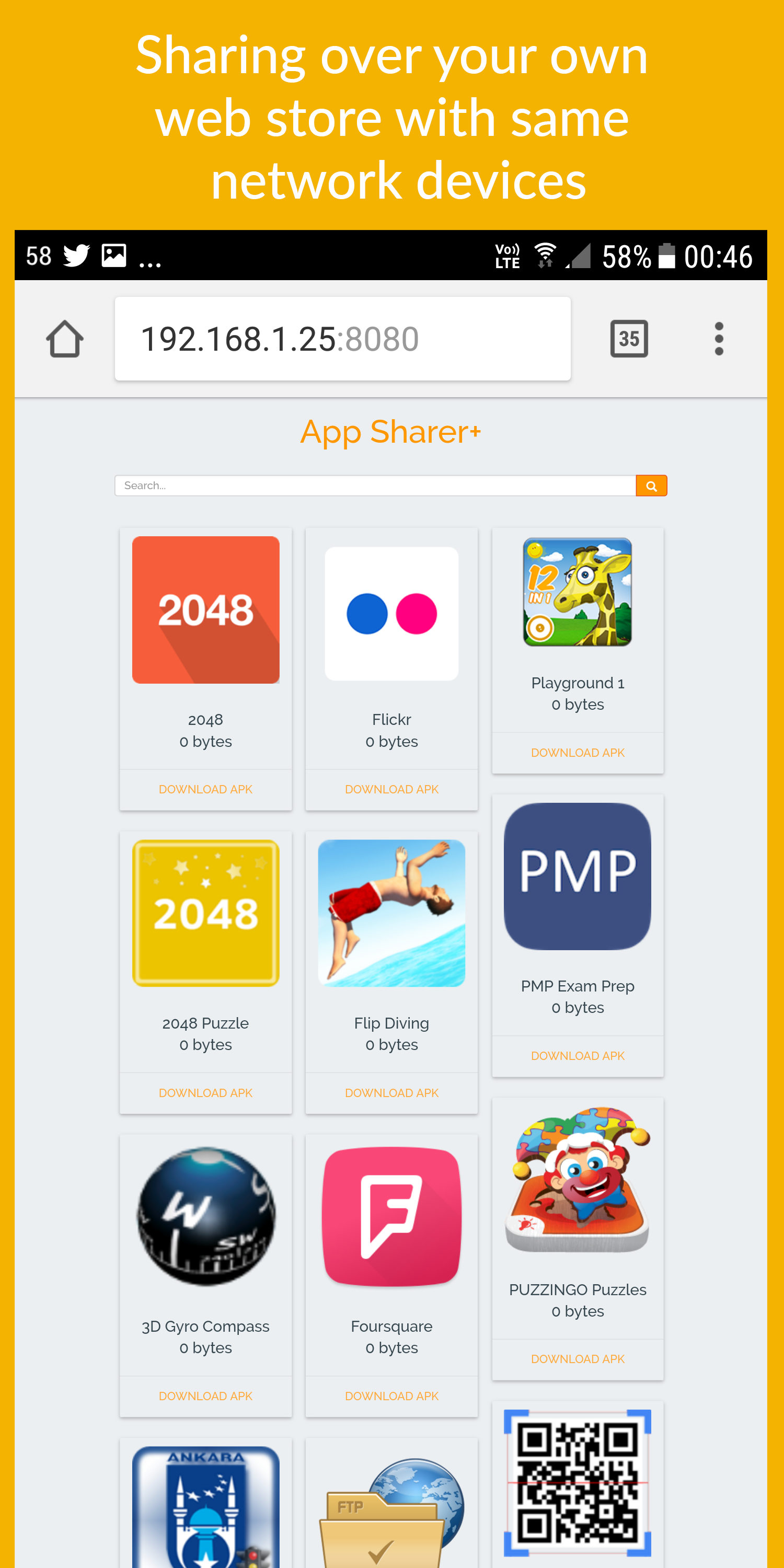 اسکرین شات 7 برنامه App Sharer+