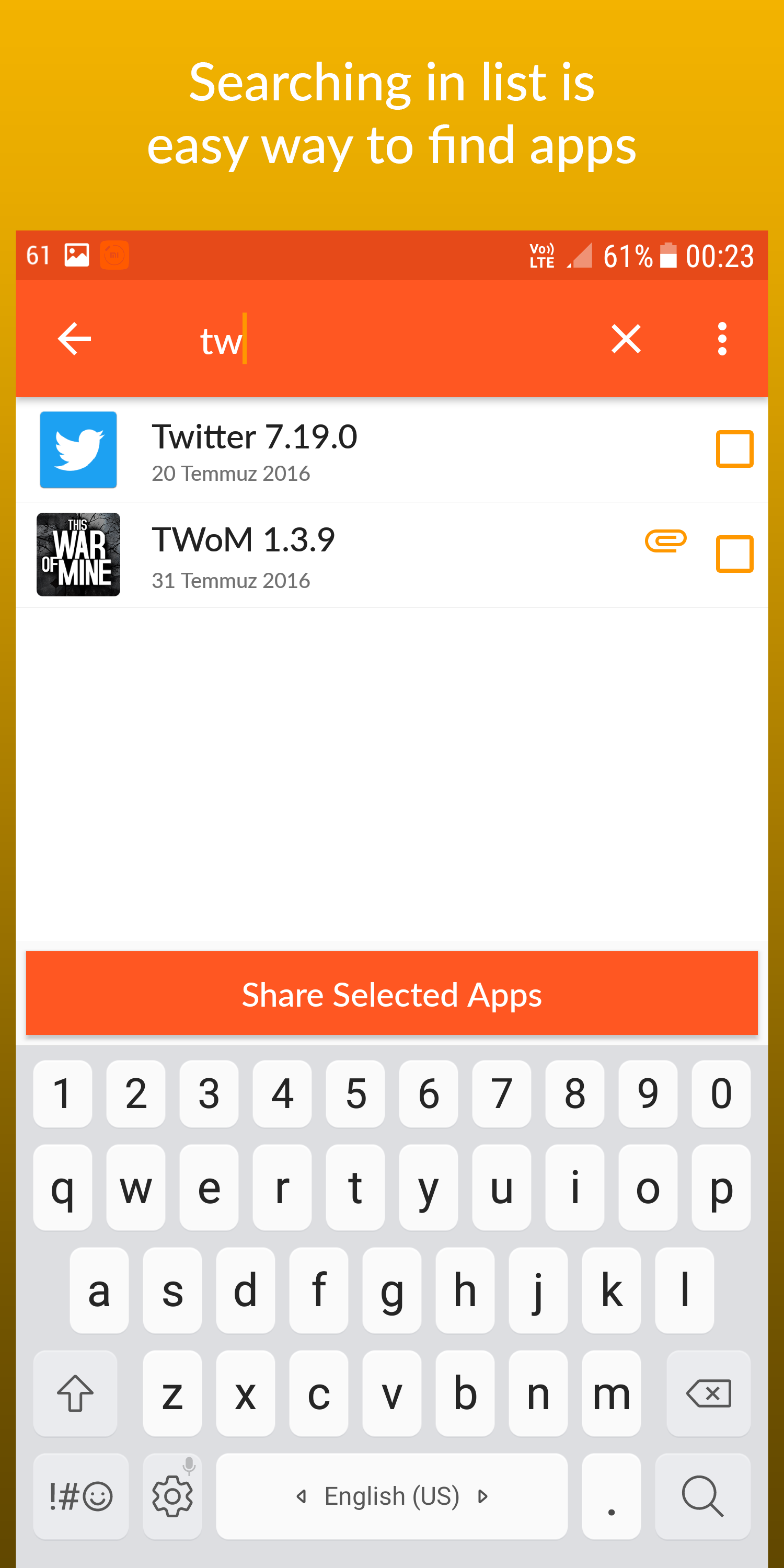 اسکرین شات 2 برنامه App Sharer+