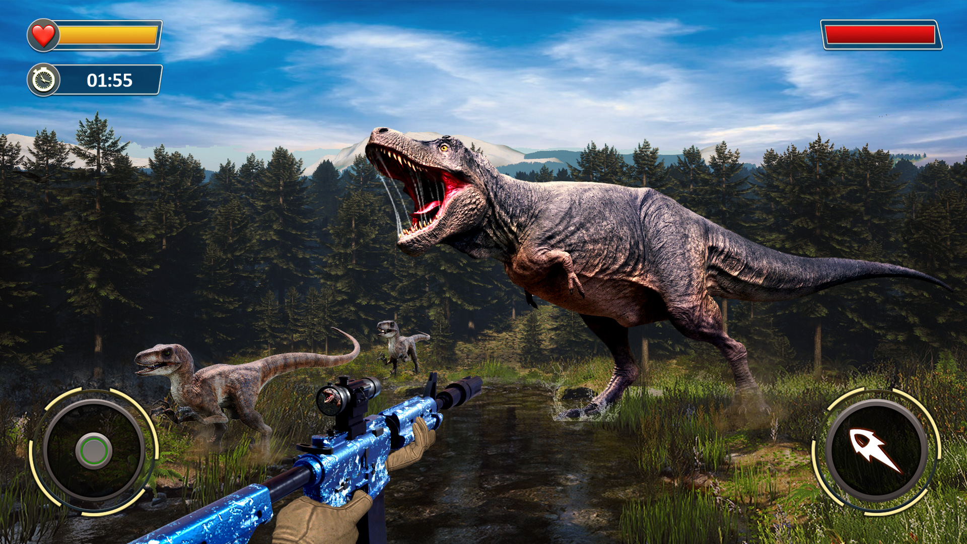 اسکرین شات 1 بازی Dinosaurs Hunter 3D