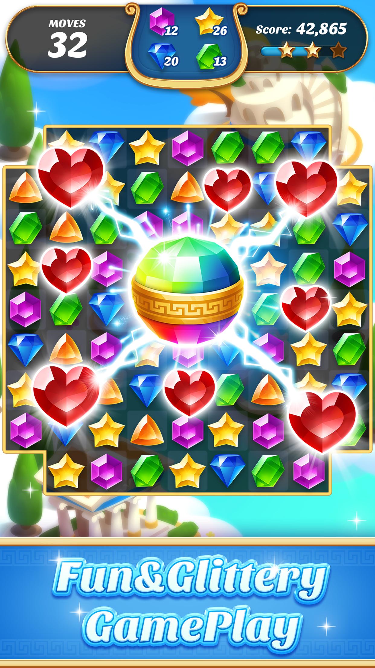 اسکرین شات 2 بازی Jewels Temple Adventure 2023