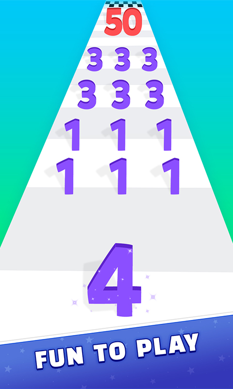 اسکرین شات 2 بازی Merge Master : Number Run