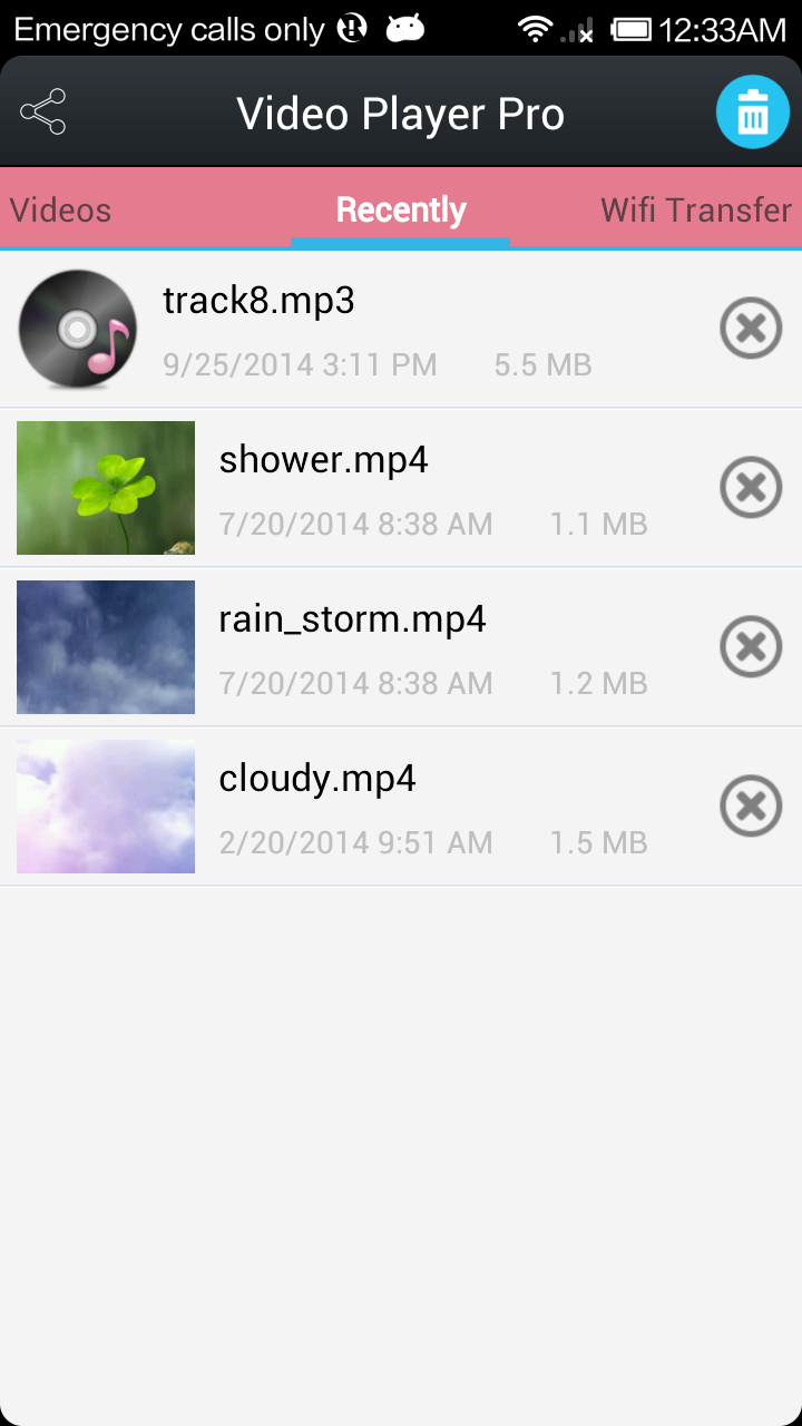 اسکرین شات 7 برنامه Video Player Pro for Android