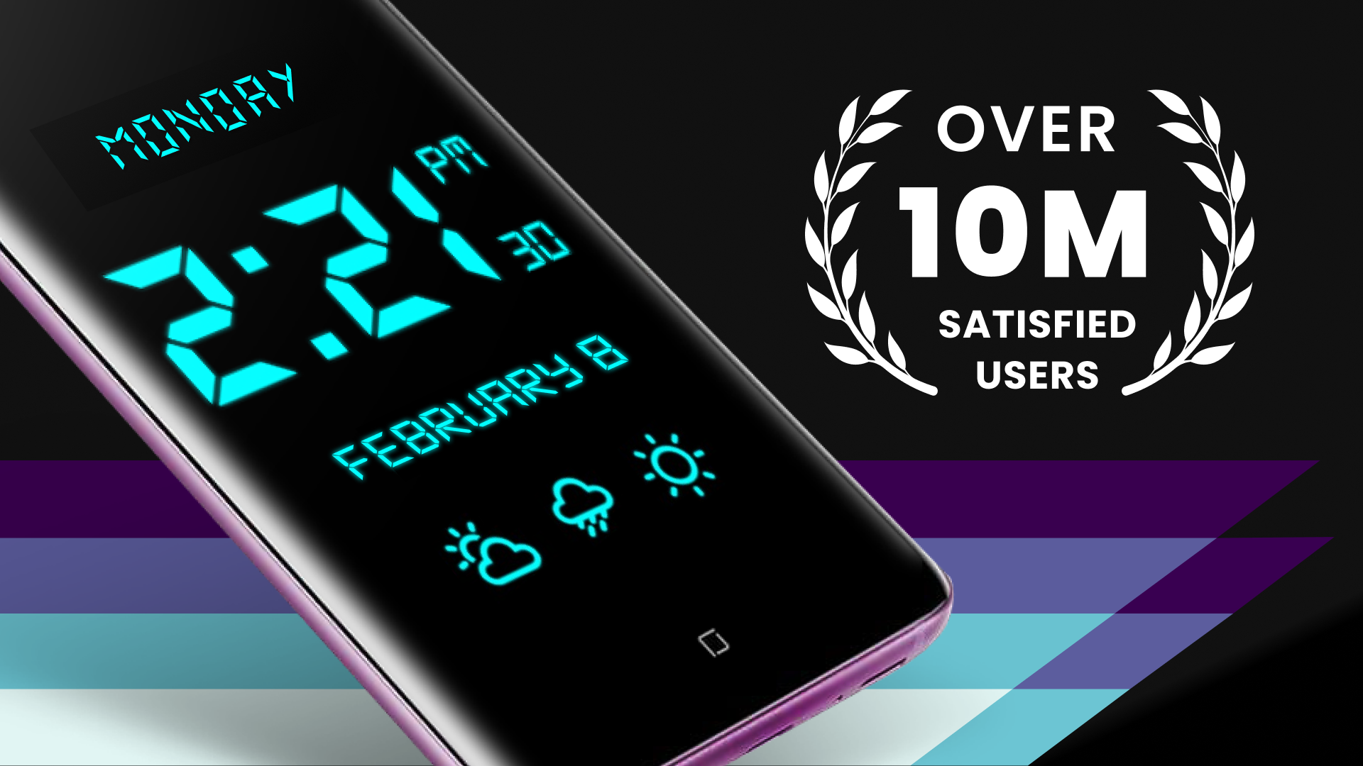 اسکرین شات 8 برنامه SmartClock - LED Digital Clock