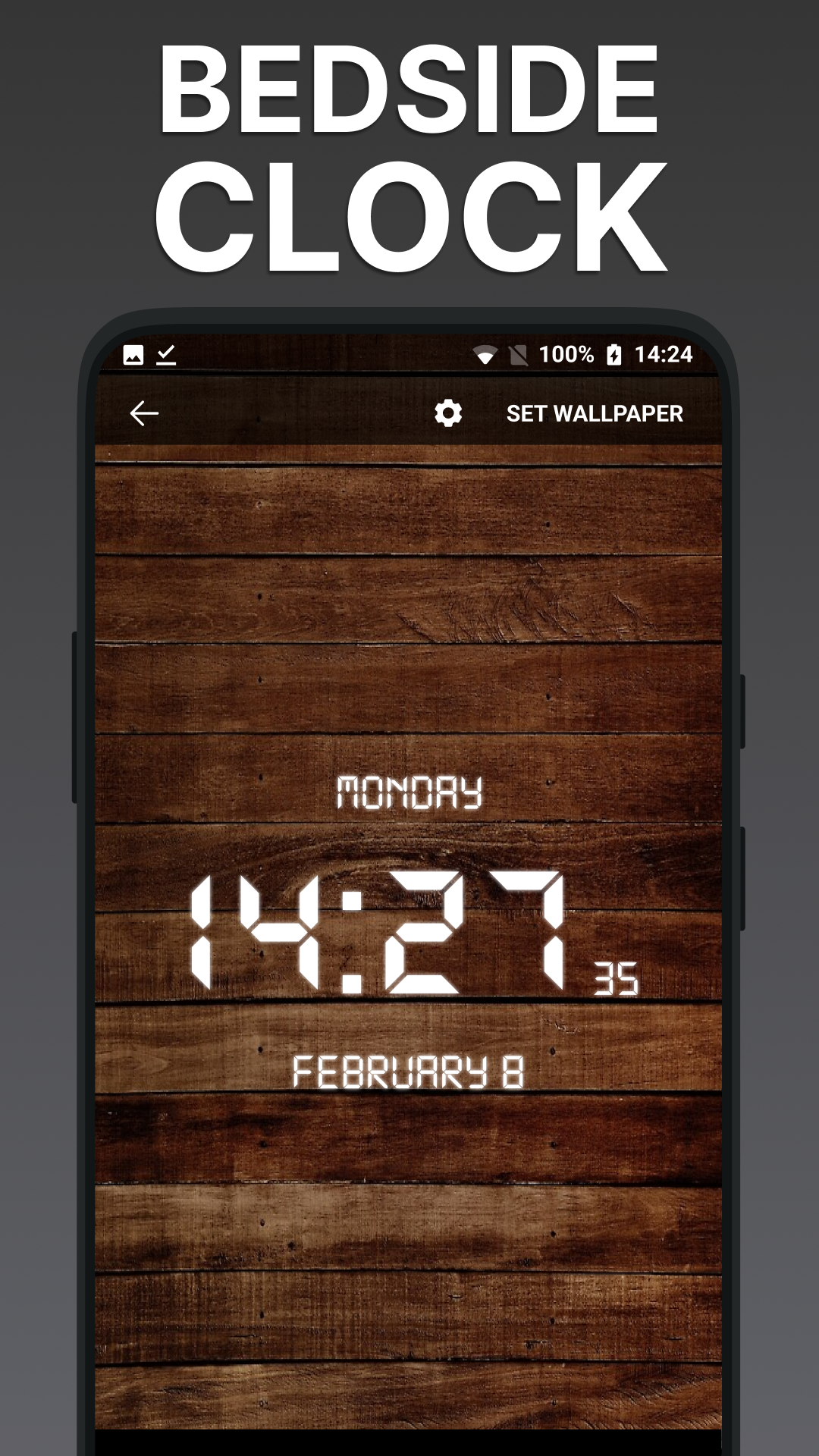 اسکرین شات 7 برنامه SmartClock - LED Digital Clock