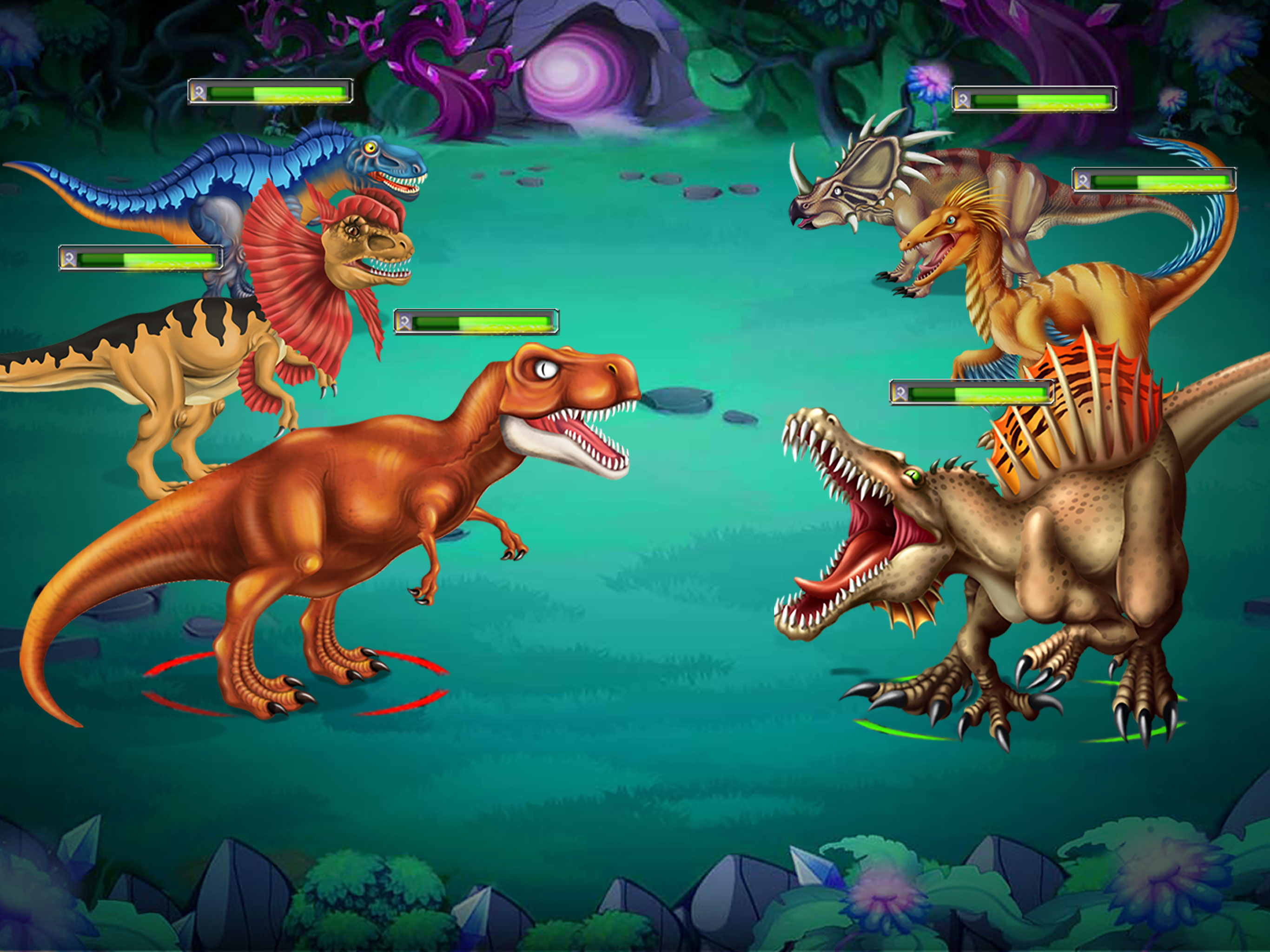 اسکرین شات 3 بازی Dino Battle