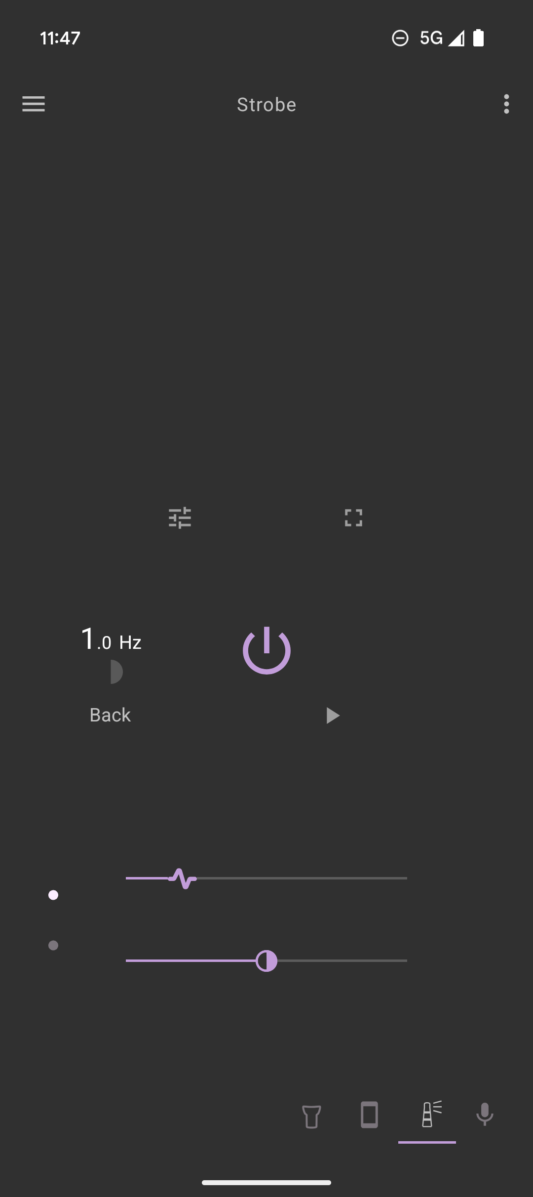 اسکرین شات 1 برنامه Strobe