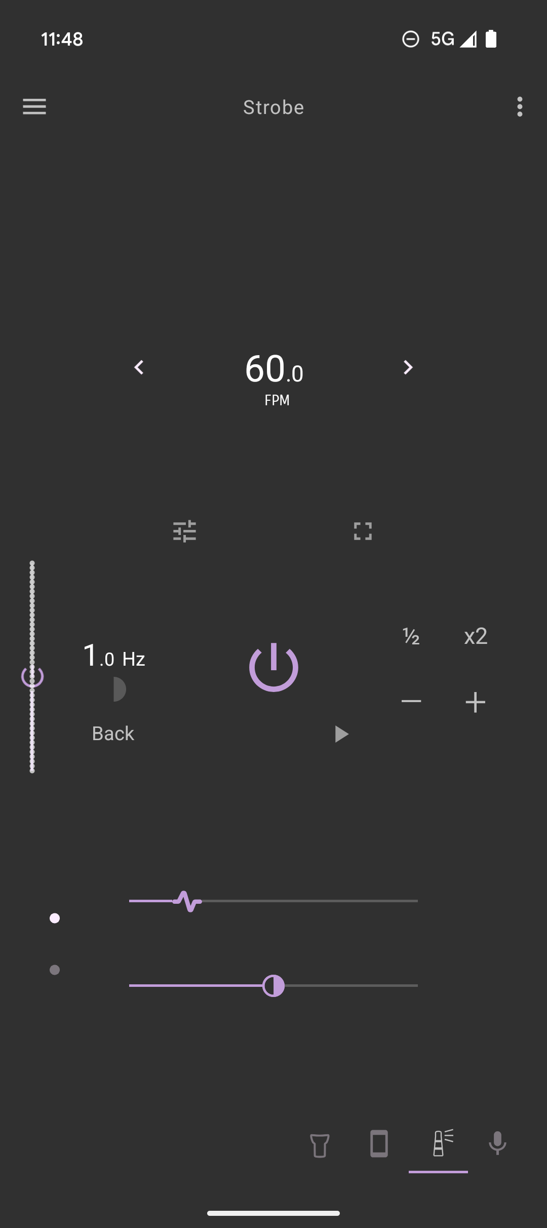 اسکرین شات 2 برنامه Strobe