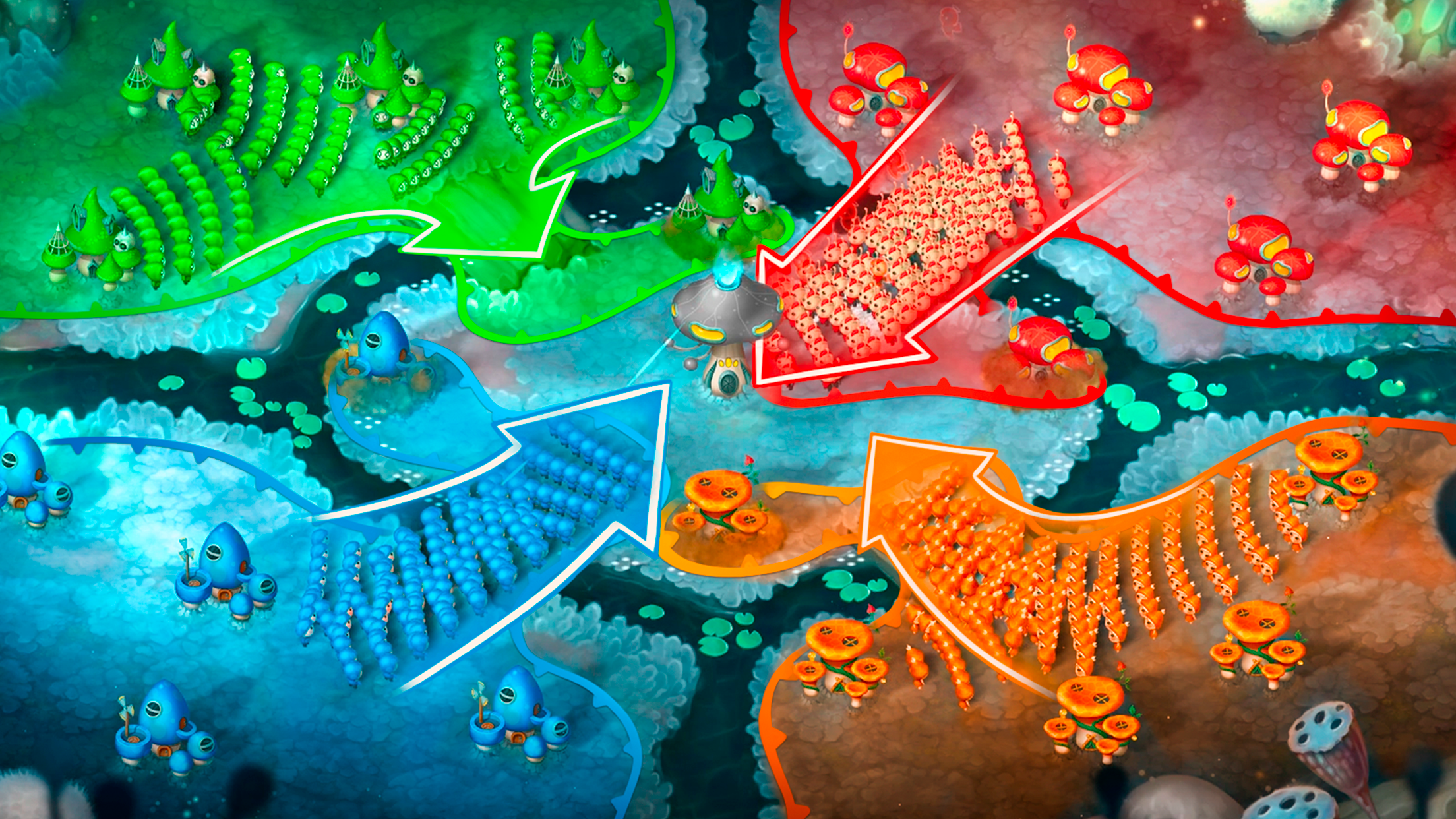 اسکرین شات 4 بازی Mushroom Wars 2: RTS Strategy