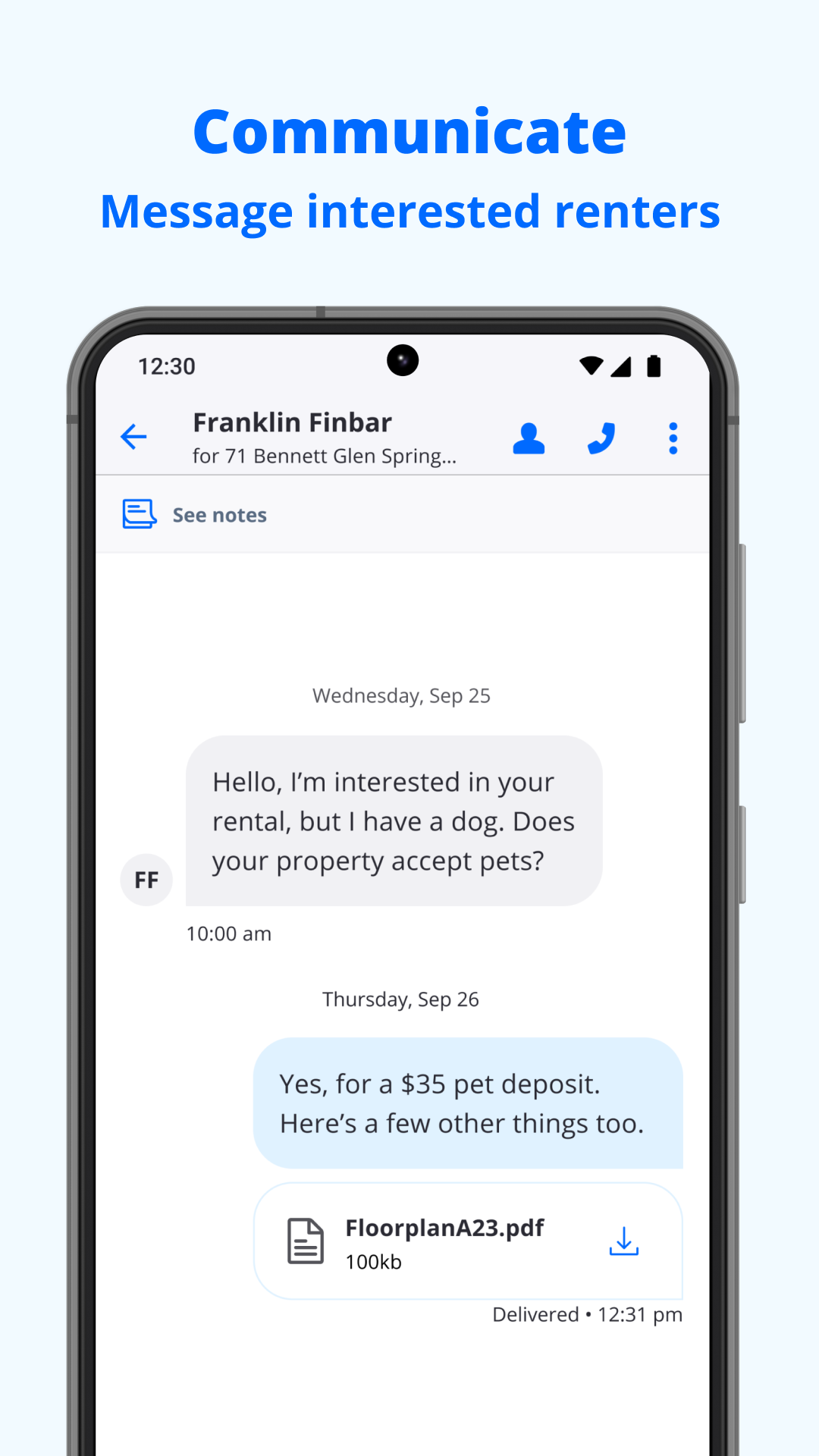 اسکرین شات 5 برنامه Zillow Rental Manager