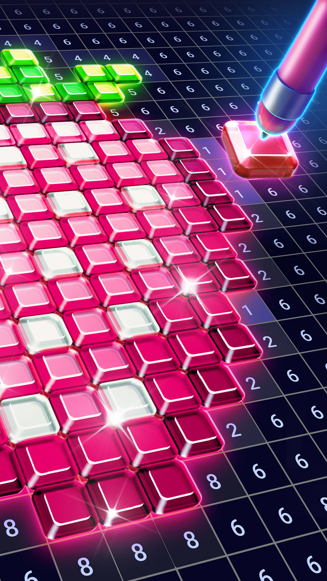 اسکرین شات 1 برنامه Magic Diamond Painting－Gem Art