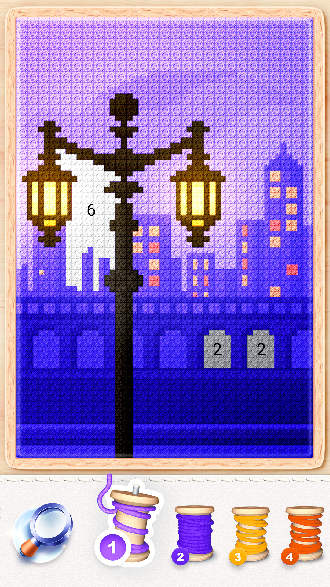 اسکرین شات 4 بازی Magic Cross Stitch: Pixel Art