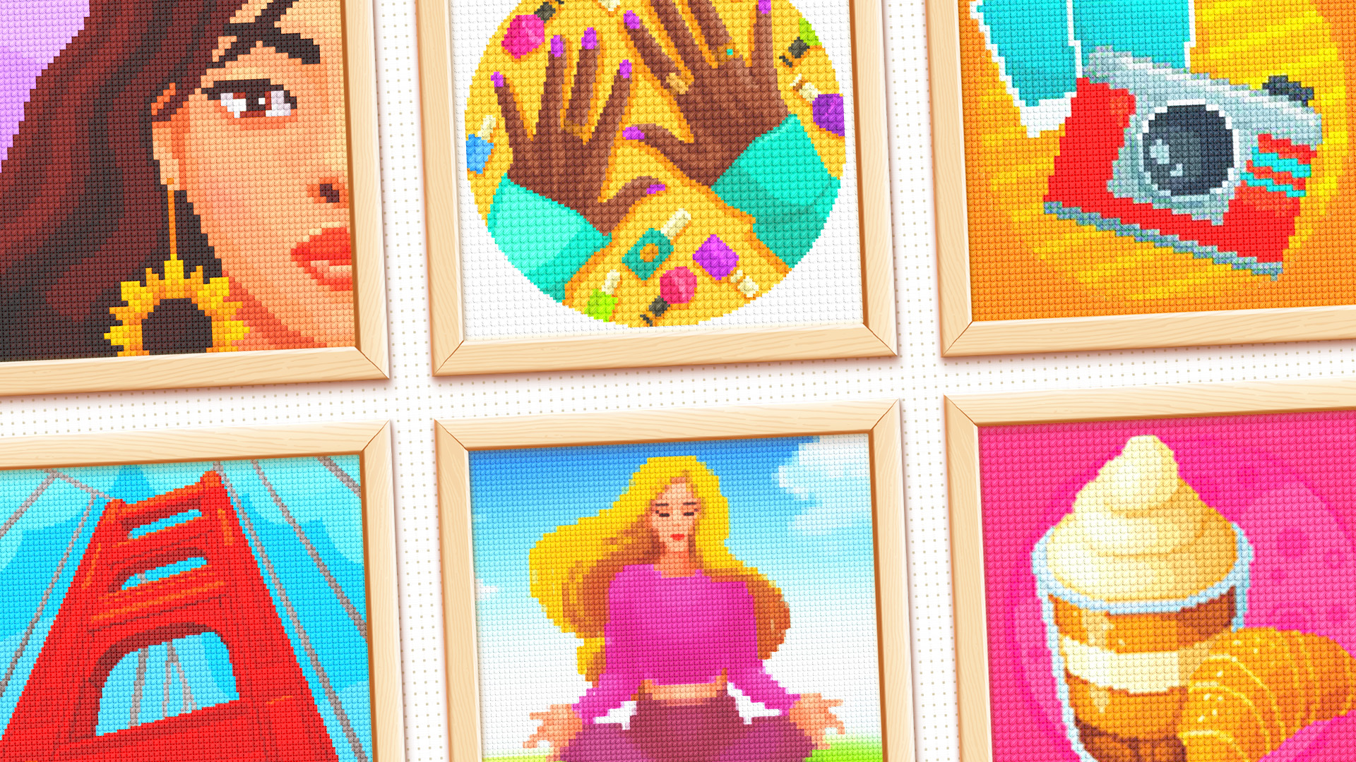 اسکرین شات 6 بازی Magic Cross Stitch: Pixel Art