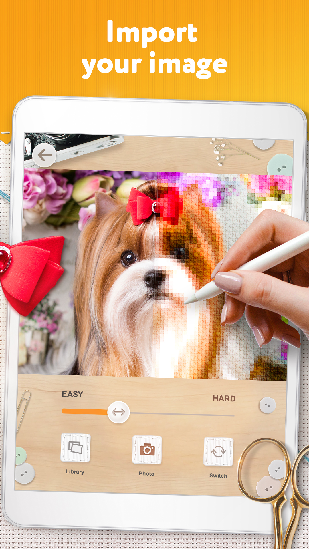 اسکرین شات 4 بازی Magic Cross Stitch: Pixel Art