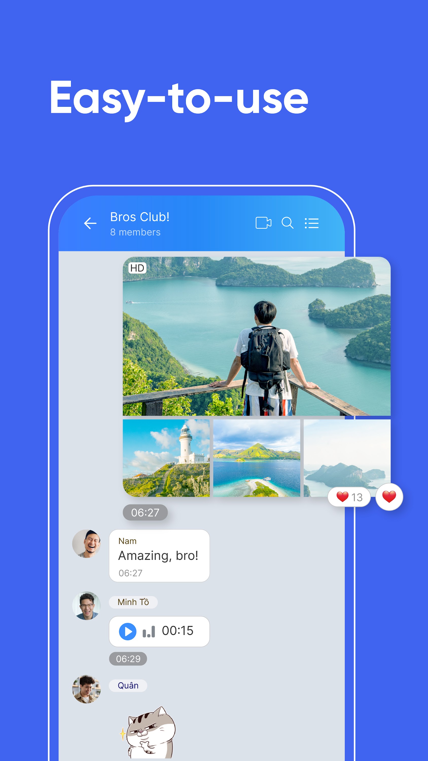 اسکرین شات 2 برنامه Zalo